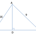 Equation area of a triangle