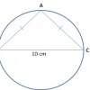 GRE Geometry Practice - Triangle Inscribed in a circle